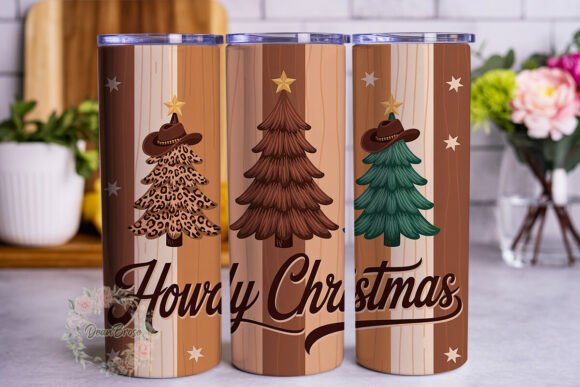 Cowboy Christmas Tree Tumbler Wrap Review