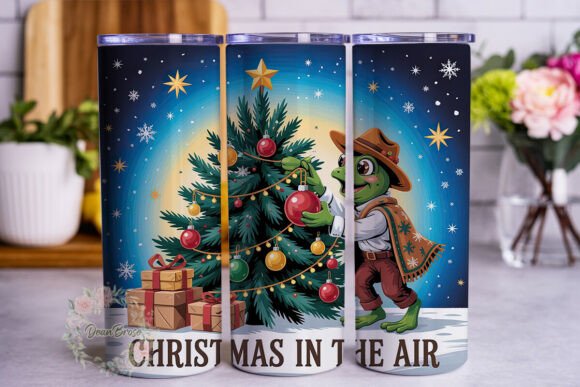 Frog Cowboy Christmas Tree Tumbler Design Review
