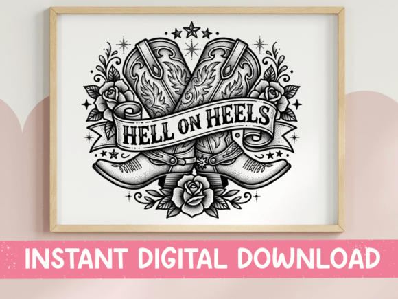 Hell on Heels SVG Review: Classic Flash Meets Embroidery