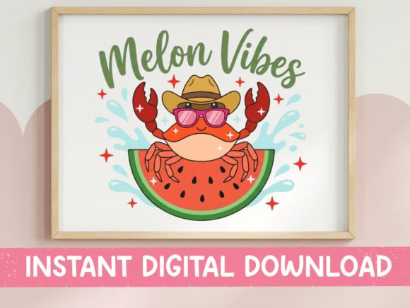 Melon Vibes SVG: A Playful Embroidery Design for Summer Projects