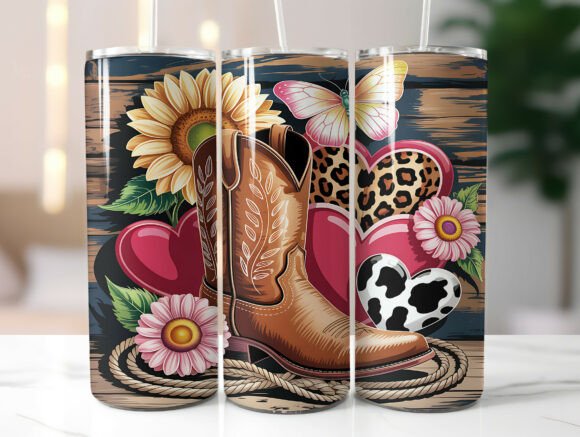 Rustic Western Heart Valentine Tumbler Review for Real Projects