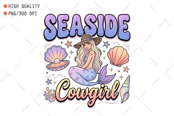 Summer Western Seaside Cowgirl Png Review for Real Projects