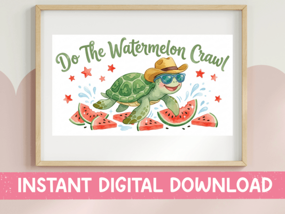Watermelon Crawl Turtle SVG Review for Real Embroidery Projects