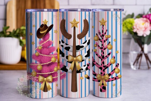Western Cowhide Christmas Tree Wrap PNG Review for Embroidery Projects