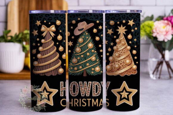 Western Leopard Christmas 20oz Tumbler Design Review