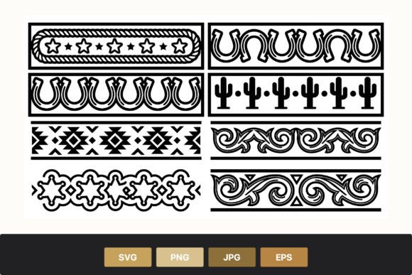 Western Style Border Patterns Review: Practical Use for Embroidery Projects