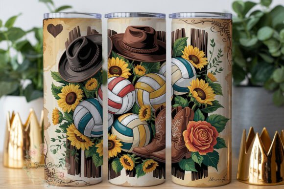 Western Volleyball Sunflowers 20oz Wrap Review